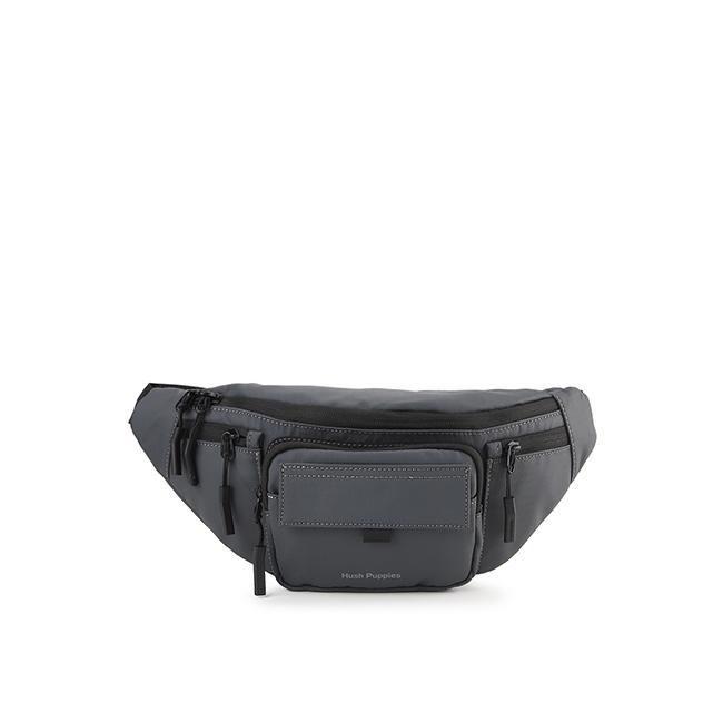 NEW PRODUK HUSH PUPPIES TAS PRIA ZACK WAIST BAG GREY THANKYOU & HAPPY SHOPPING :)