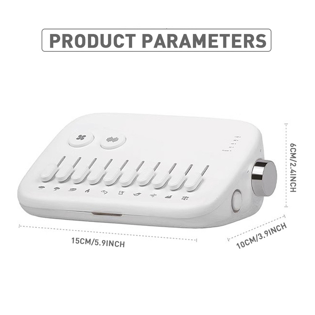 1pc Mini Sleep Sound Machine 10 Soothing Nature Sounds Portable Mini Sleep Sound Machine, Noise