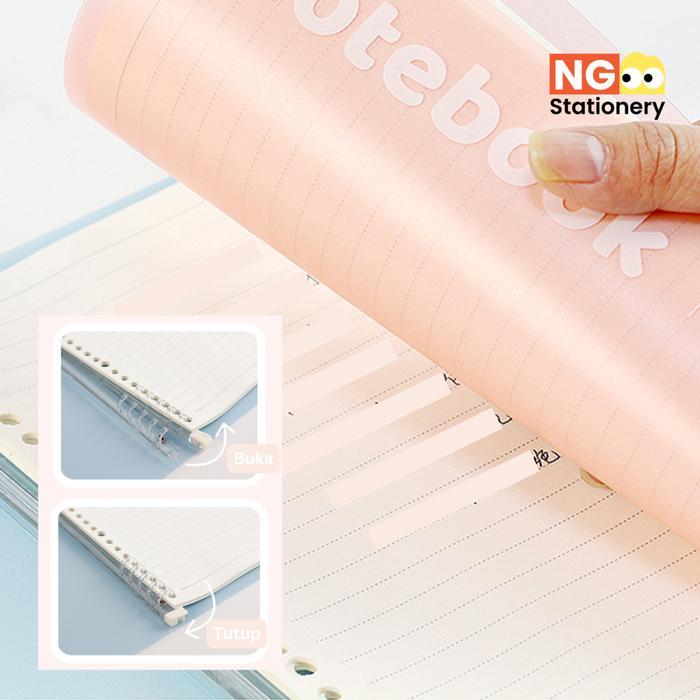 "New" NG Stationery - Binder Notebook Binder Kuliah Ukuran A5 B5 Binder Kuliah Buku Tulis Notebook
