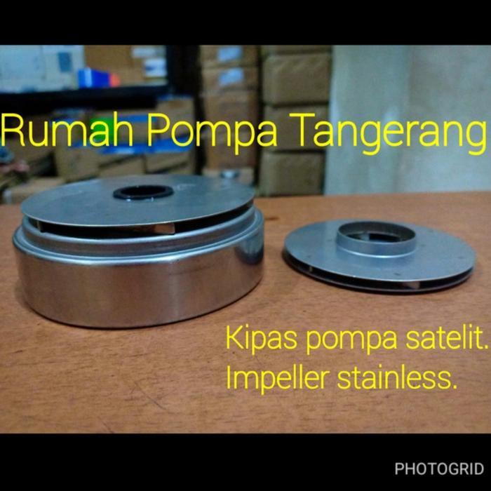 Sparepart Pompa Kipas Pompa Satelit Submersible Impeller Stainless 4"