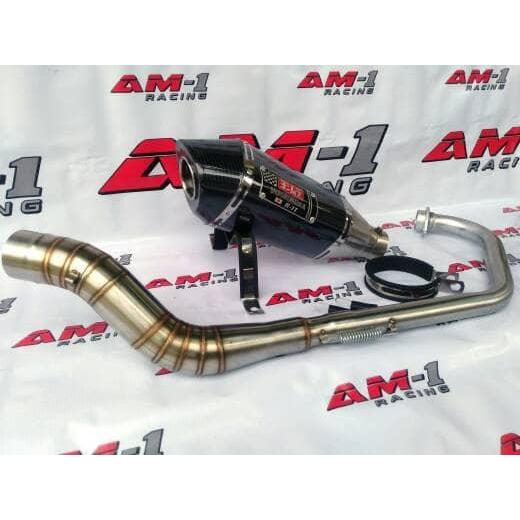 Knalpot Yoshimura R11 Carbon New Vixion/Nvl/Nva/R15 Vva/V3/Las Cacing