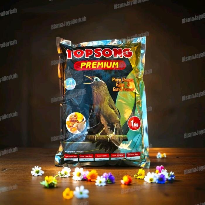 ORIGINAL VOER TOPSONG PREMIUM PAKAN MAKANAN VOER BURUNG WAMBI HWA MEI DLL PROTEIN TINGGI TANPA EF 1