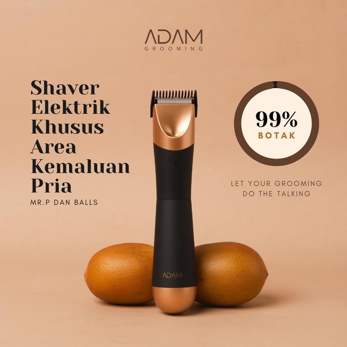 Adam [Katana] Alat Cukur Bulu Kemaluan Mr.P Shaver Pria Trimmer Elektrik Pencukur Laki Laki Tbk