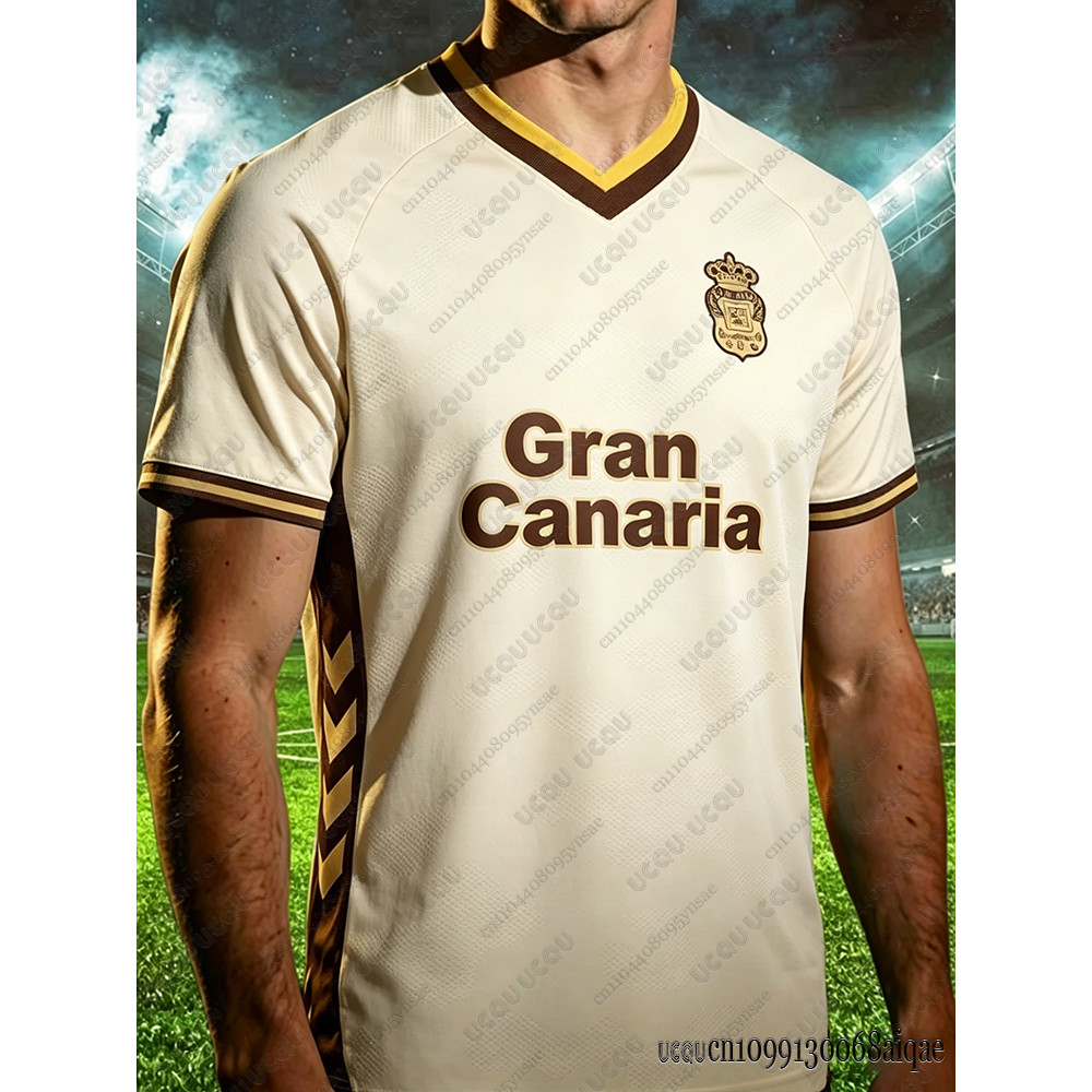 Summer New Men Football Jerseys Quick Drying Cycling Shirts Spain UD Las Palmas 25-26 Home Away Kit