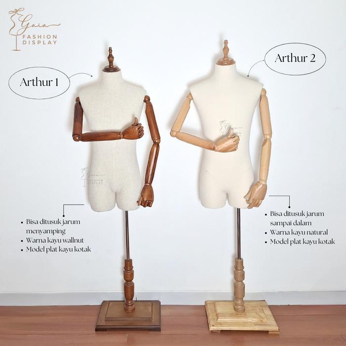 Terlaris Patung Manekin Cowok Tangan Robot / Manekin Baju Jas Pria (Bh)