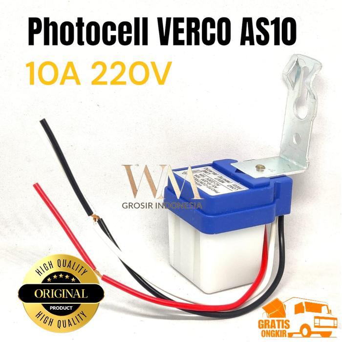 Saklar Sensor Cahaya AS-10 AC-220V Lampu Otomatis Sensor Cahaya *