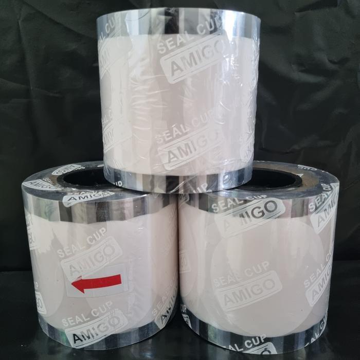 PLASTIK LID SEAL CUP BLOK PUTIH 1300CUP SEALER AMIGO 1300 CUP