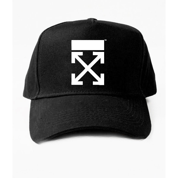 Topi Baseball Off White logo
