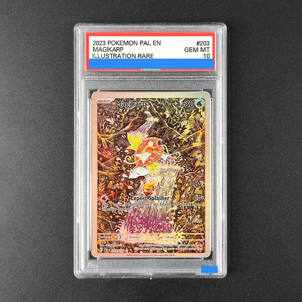 Proxy 2023 POKEMON PAL EN PALDEA EVOLVED #203 MAGIKARP ILLUSTRATION RARE 203/193 Authentication