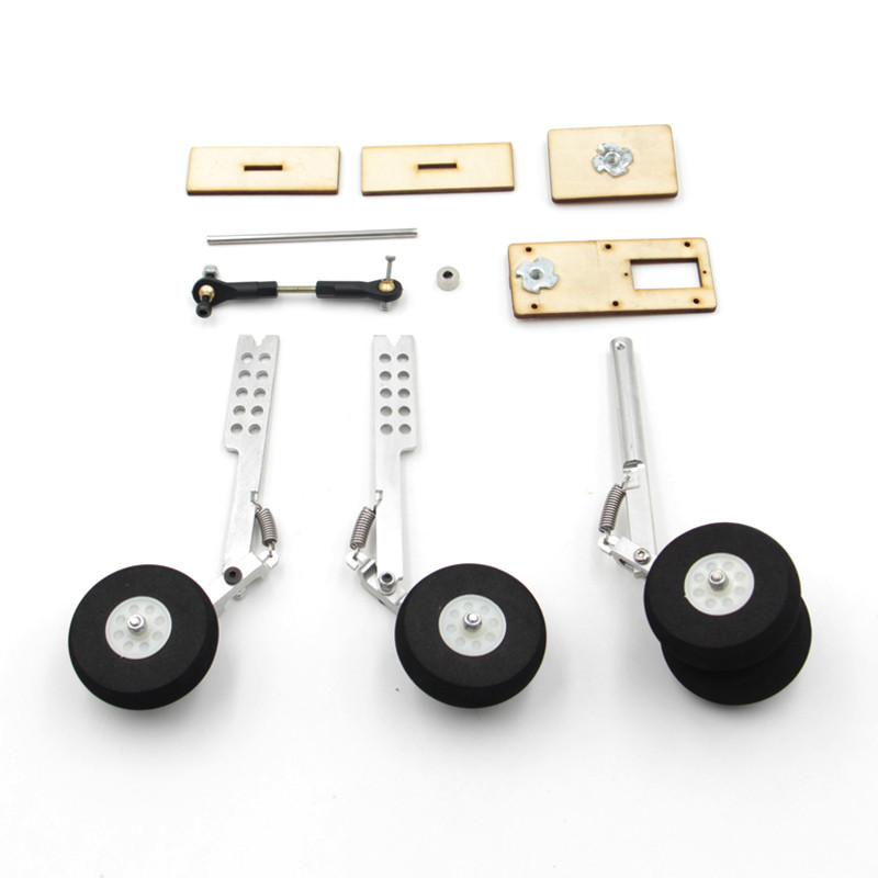 EPO SU27 Assembled KT Board Aluminum Landing Gear DIY RC Airplane Set