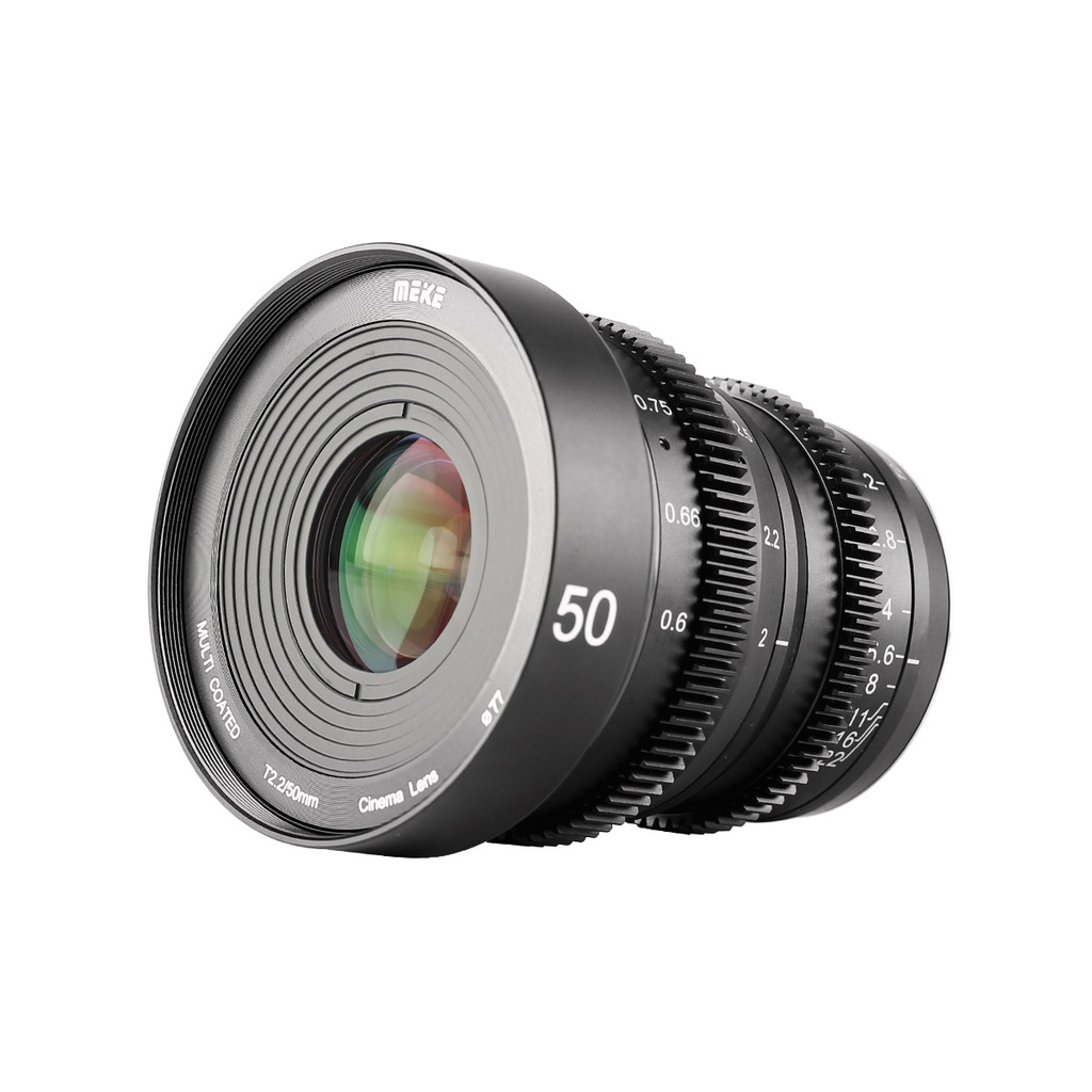 Meike 8/10/12/16/25/35/50/65/85mm T2.2 Manual Focus Cine Lens for Olympus Panasonic M43-Mount
