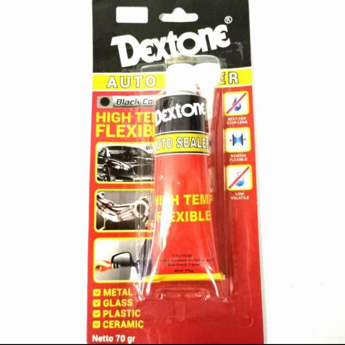 LEM SEALANT SILENT LEM AUTOMOTIF DEXTONE AUTOSEALER 70 GR BLACK COLOR HARGA KHUSUS