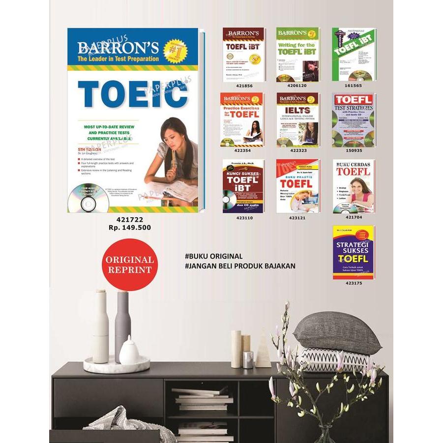 HOT SALE!!! BARRON'S TOEIC 5TH_SERIES TERMURAH