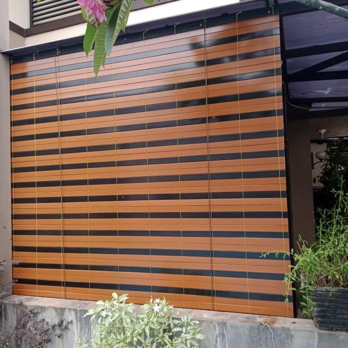 Sale Kerey/Tirai Out Door Kayu Tahan Cuaca