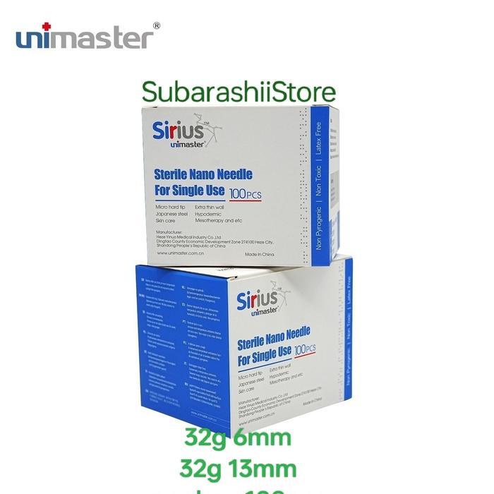 Skinbooster 32G 6Mm, 13Mm Jarum Skincare Mesotherapy Needle (Box)