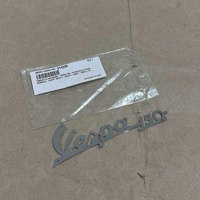 EMBLEM DEPAN VESPA 150 UNTUK VESPA VBB VGLA VGLB HARGA SPESIAL!