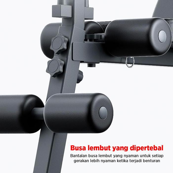 Nicego New Bench Press Adjustable Multi Sit Up Bench 2-In-1 High Pull Down Weightlifting Bench