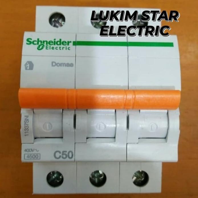 Broco - Mcb Domae 40A/50A/63A 3 Phase 3P 3Phase Mcb
