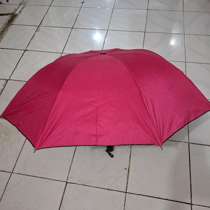 Payung Lipat 3D / Payung 3 Dimensi Lapisan Dalam Hitam merk SAKURA