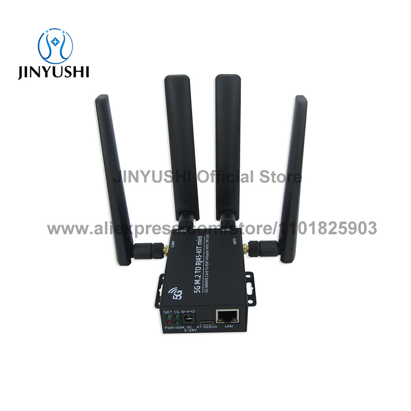 5G M.2 WWAN CARD TO RJ45 ADAPTER 5G KIT WIRELESS GIGABIT ETHERNET ALUMINUM ALLOY CASE FOR QUECTEL