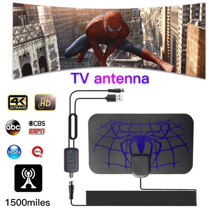 "New" Antena TV Digital Indoor Antenna Tv Penguat Signal Booster Amplifier
