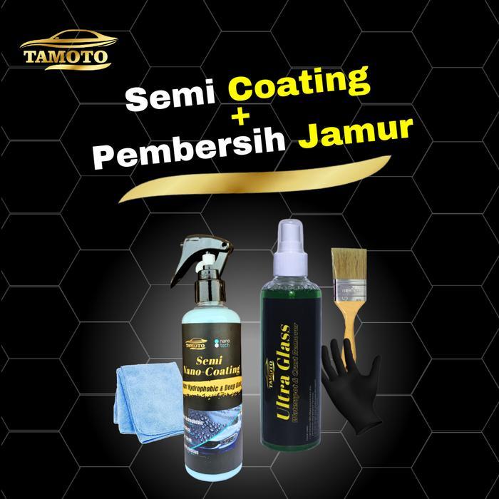 3M Otocars Teknik - [Paket Semi Coating + Glass] Pengkilap Body Dan Pembersih Jamur Mobil