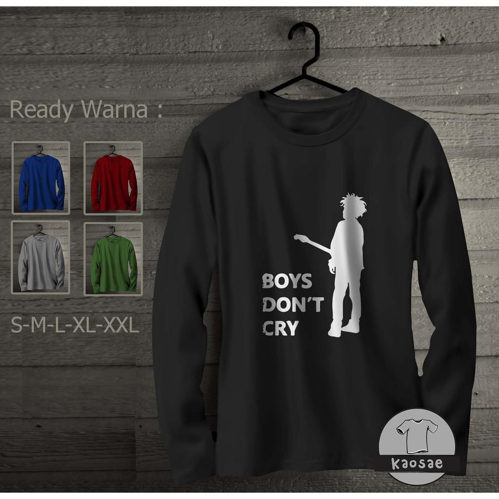 Kaos Boys Don't Cry Tangan Panjang Kaos Distro