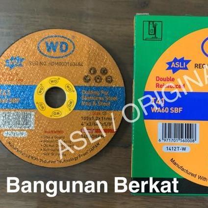 Cutting Wd 4X1,2 / Batu Potonn Gerinda 4 Inch Batu Wd Pengambilan Dus