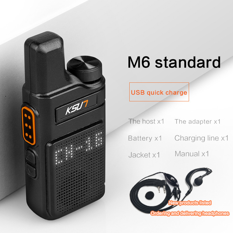 KSUN M6 Mini Walkie Talkies Toy Child Electronic Two Way Radio Voice