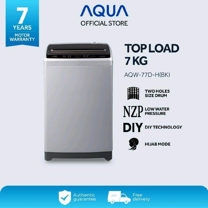 MESIN CUCI 1 TABUNG AQUA JAPAN - 77DH
