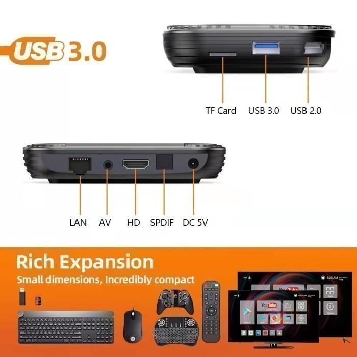 HK1 RBOX X4S - Android 11 Smart Android TV Box 8K - RAM 4GB ROM 32GB