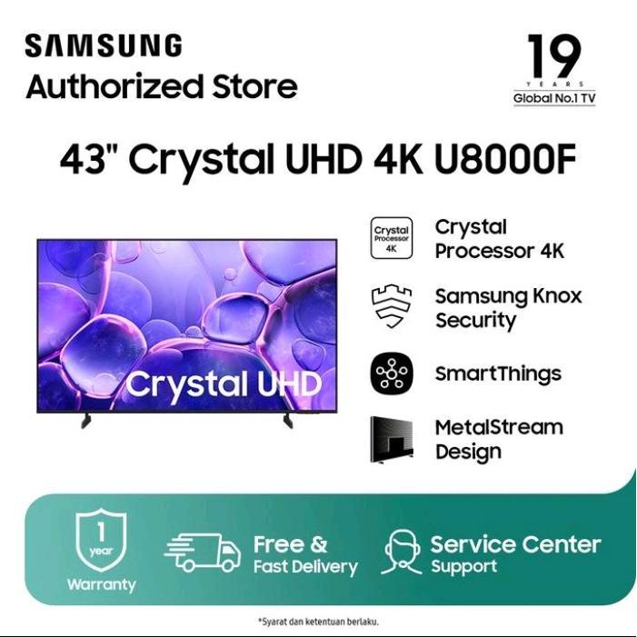 TV Samsung 43U8000F Smart TV 43 Inch Crystal UHD 4K
