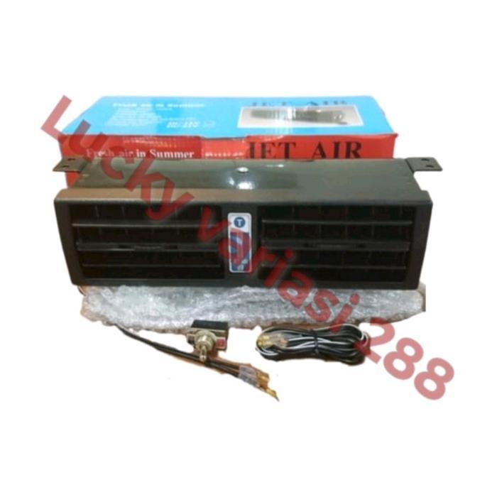 Kipas angin model kisi kisi AC mobil/ JET AIR / KIPAS ANGIN TENGAH 12V DAN 24 V Car