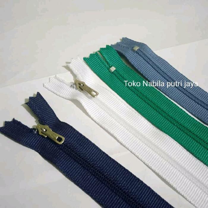 1 lusin resleting nusantara 7 inch, resleting celana bahan, resleting lusinan