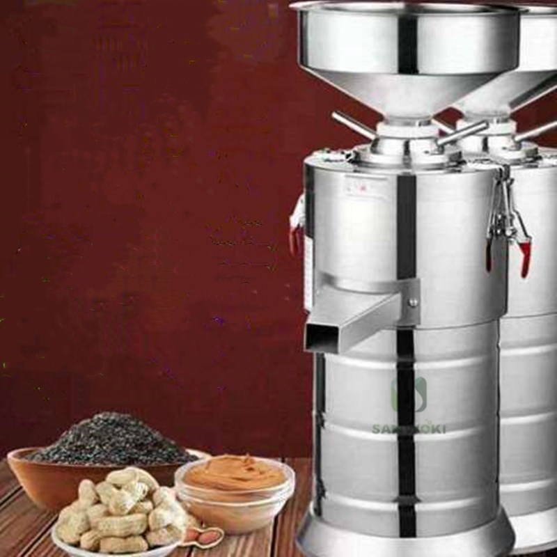 Sesame sauce machine peanut butter machine electric automatic grinder refiner peanut bean sesame