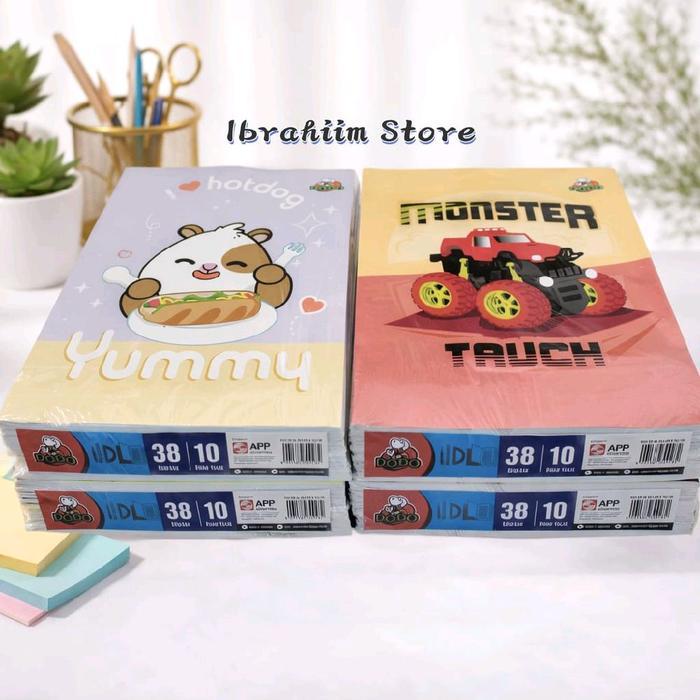 (isi 10 pcs) buku tulis murah / buku tulis dodo by sidu isi 38 lembar / buku tulis murah grosir