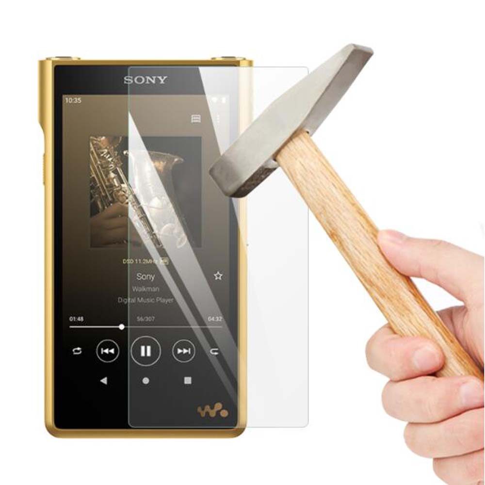 Protective Tempered Glass Film, Scratch-Proof, Screen Protector for Sony Walkman, NW-WM1AM2, WM1AM2,