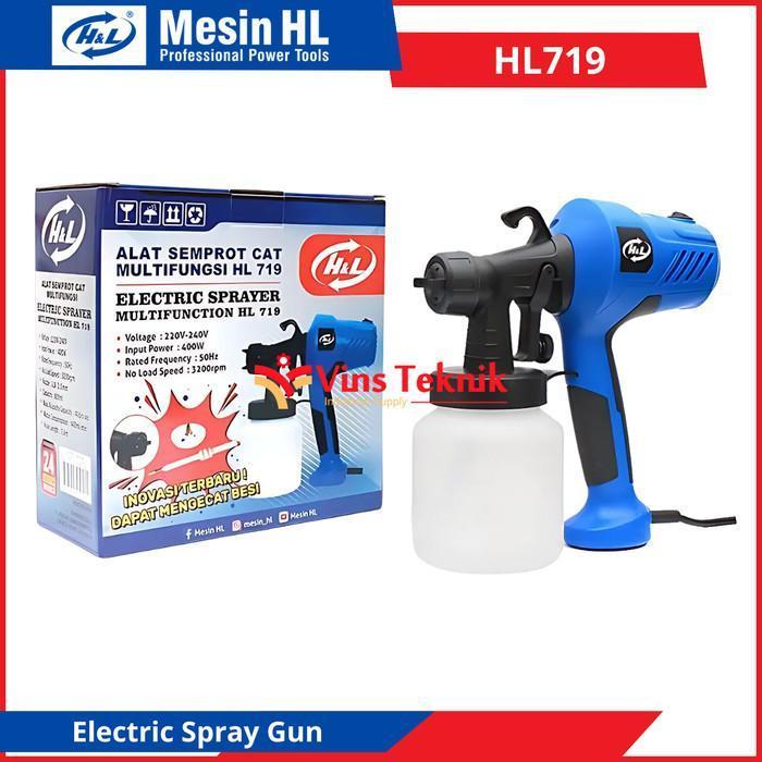 Ready H&L Hl719 Semprot Cat Electric Spray Gun Hl 719