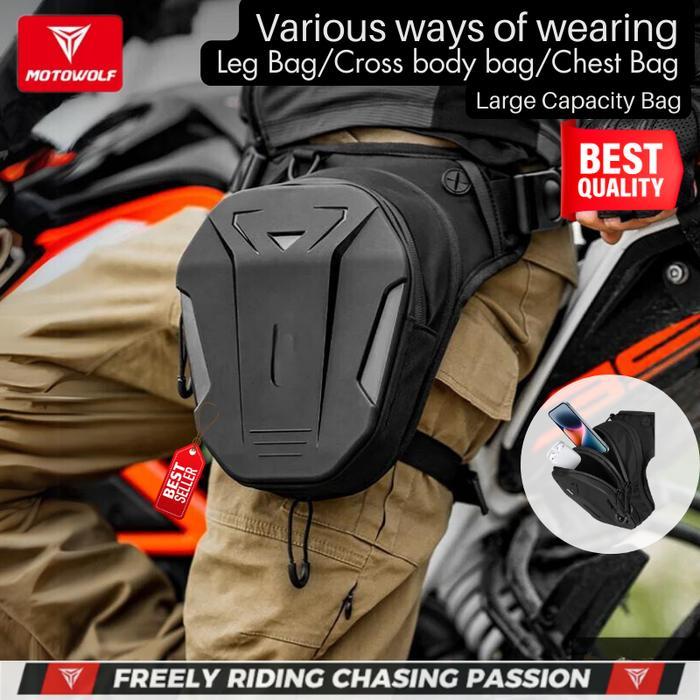 Eiger Aoki Adventure Tas Motor Touring Shoulder Bag Tas Paha Hard Shell Premium