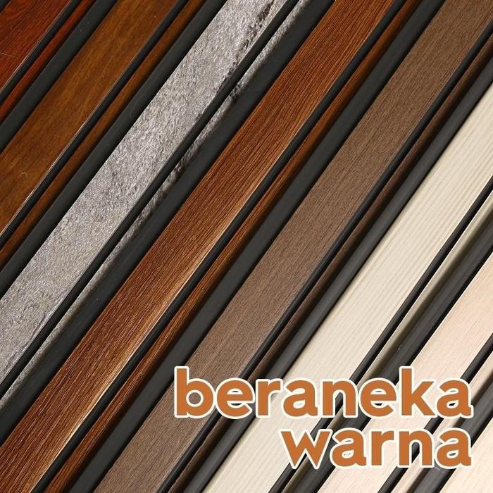 Paus Biru - Wood Panel WPC Dinding 30cm x 290cm Wall Panel Dekorasi Dinding Anti Air Kolong Dapur