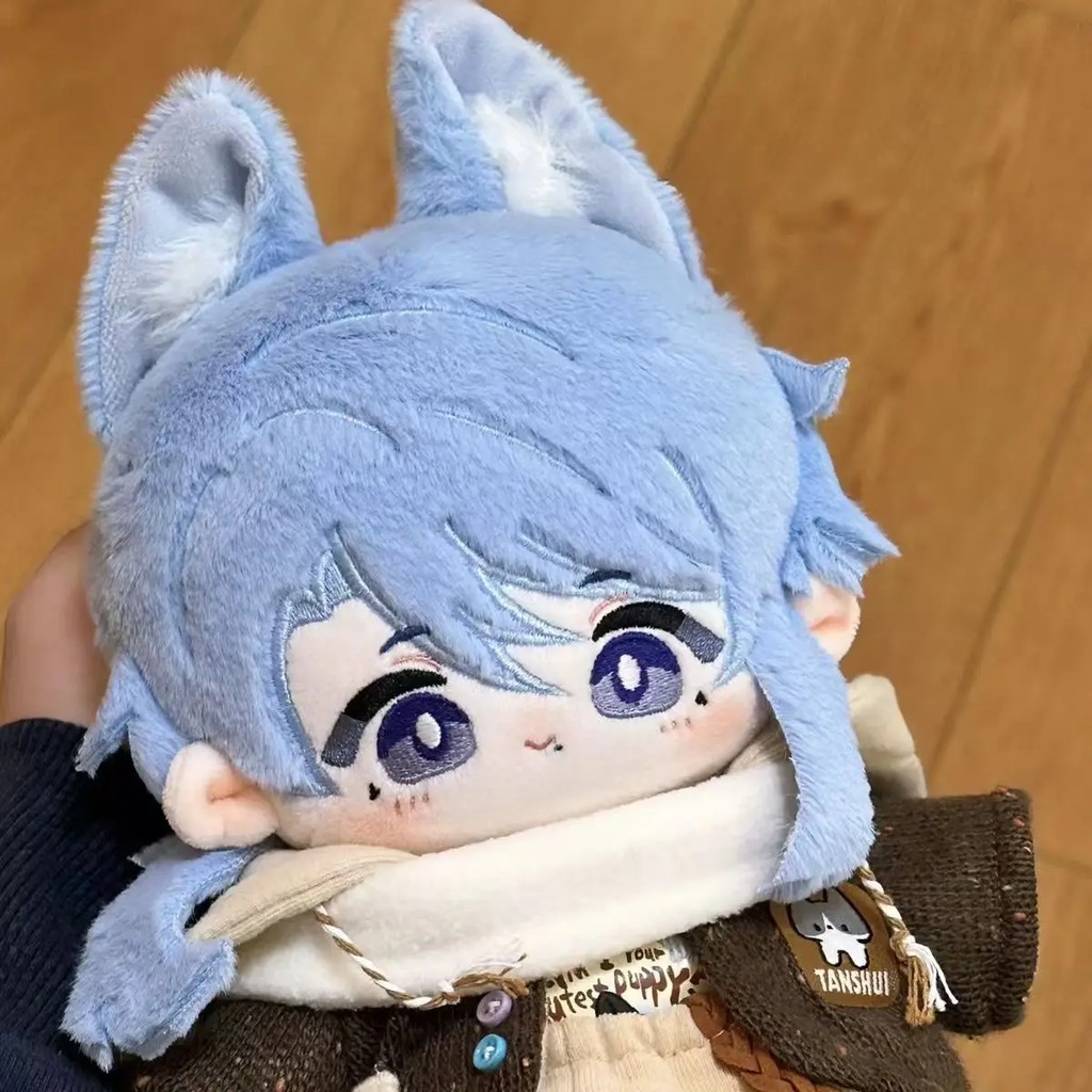 20cm Stuffed Kamisato Ayato Plush Dress Up Cotton Doll Toys for Kids Video Game Genshin Impact