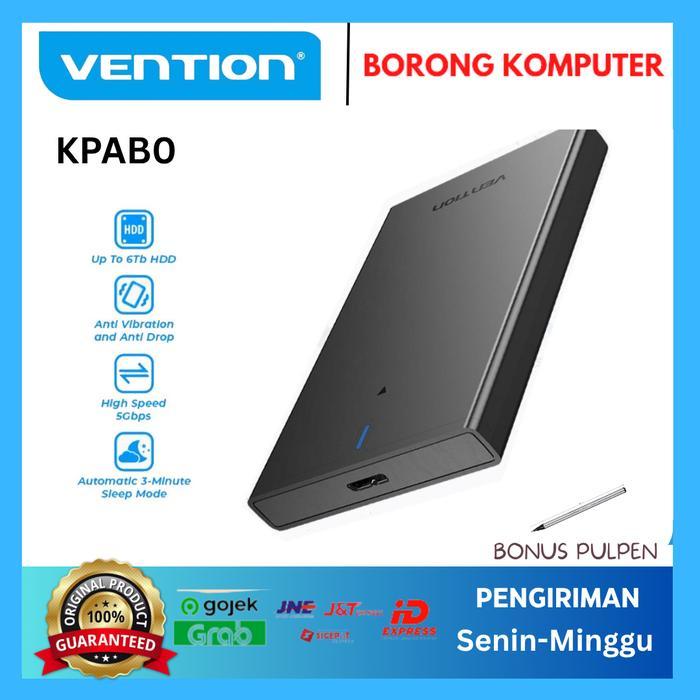 VENTION KPAB0 Enclosure SATA Hard Drive Enclosure Black