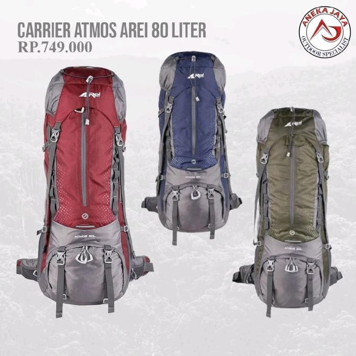 TERJAMIN TAS CARRIER AREI ATMOS 80 LITER