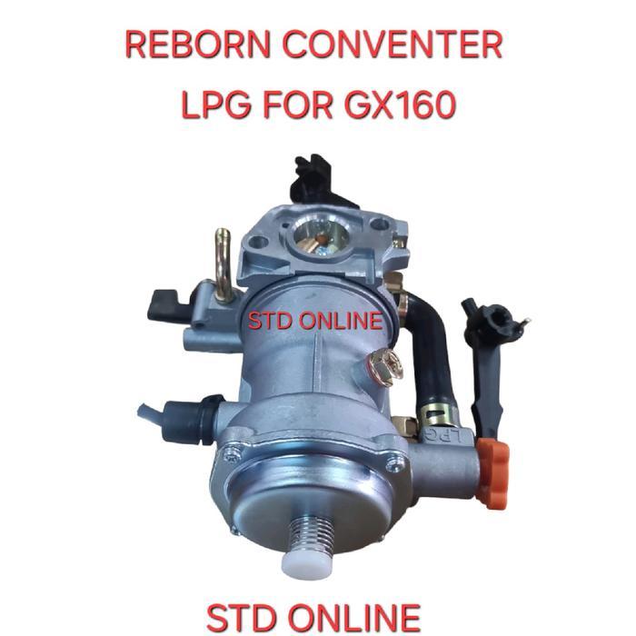STD ONLINE Reborn Conventer Carbulator LPG untuk GX160 Konverter LPG Efisien Kompatibel dengan Motor
