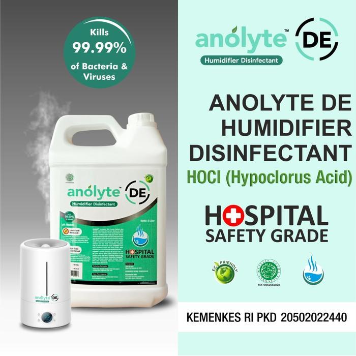 Draviellon Anolyte De Humidifier Air Purifier Diffuser Cairan Disinfektan 5 Liter Terbaru 