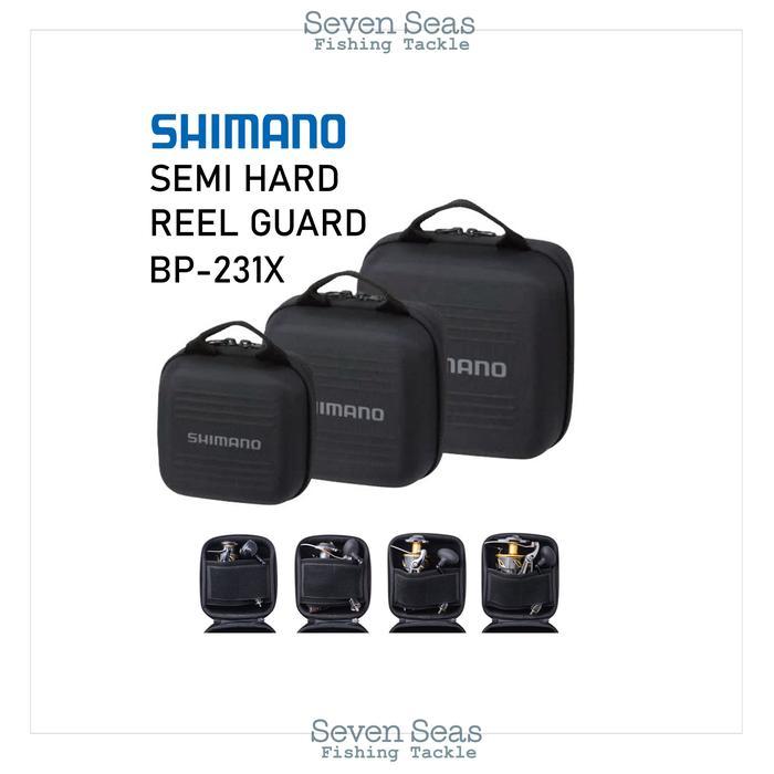 Shimano Semi Hard Reel Guar Case Bp-231X Tempat Box Pelindung Penyimpanan Reel Pancing
