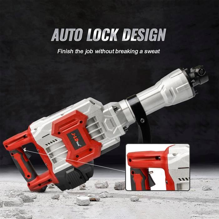 Jld Mesin Jack Hammer 1800W Breaker Jack Hammer J95 Mesin Bor Bobok Beton Demolition Hammer