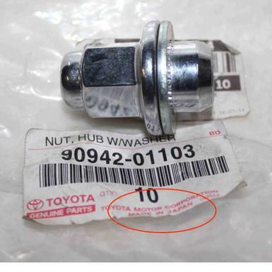 MUR RODA LAND CRUISER 1998-2019 90942-01103 ORI TOYOTA HIGH QUALITY
