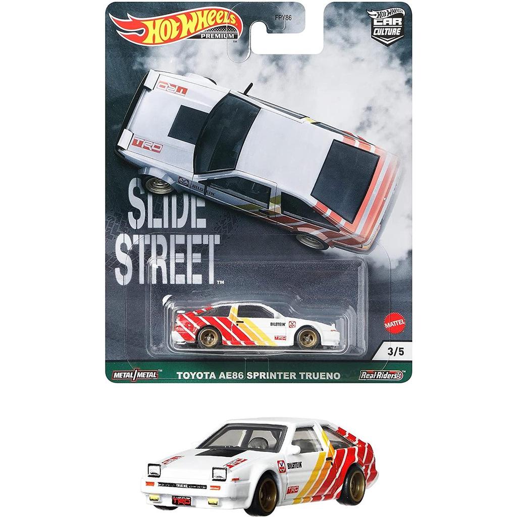 Hotwheels hot slide street toyota ae86 sprinter trueno