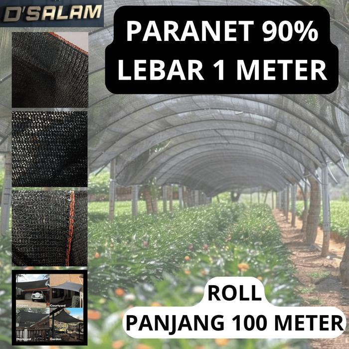 PARANET 90% LEBAR 1 METER ( 1 ROLL ) - PARANET PENEDUH ANTI UV